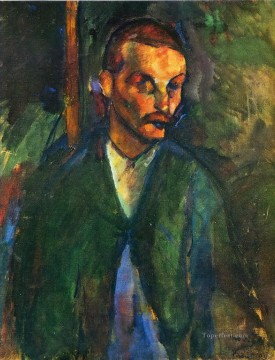 アメデオ・モディリアーニ Painting - リヴォルヌの乞食 1909年 アメデオ・モディリアーニ